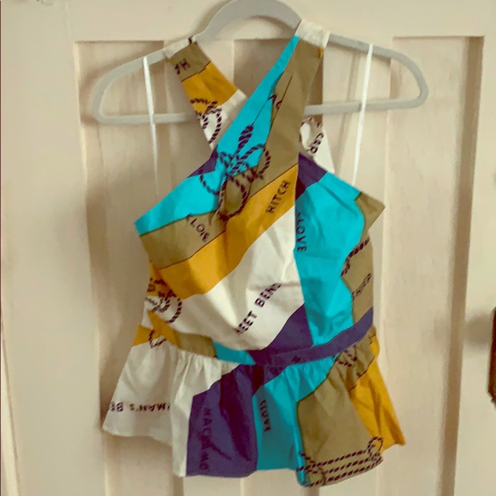 NWT J Crew Ratti Knot Print Halter